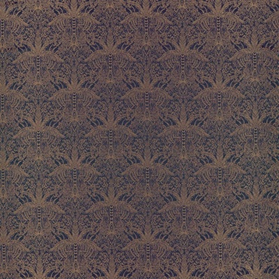 Clarke & Clarke Leopardo Fabric in Antique / Noir